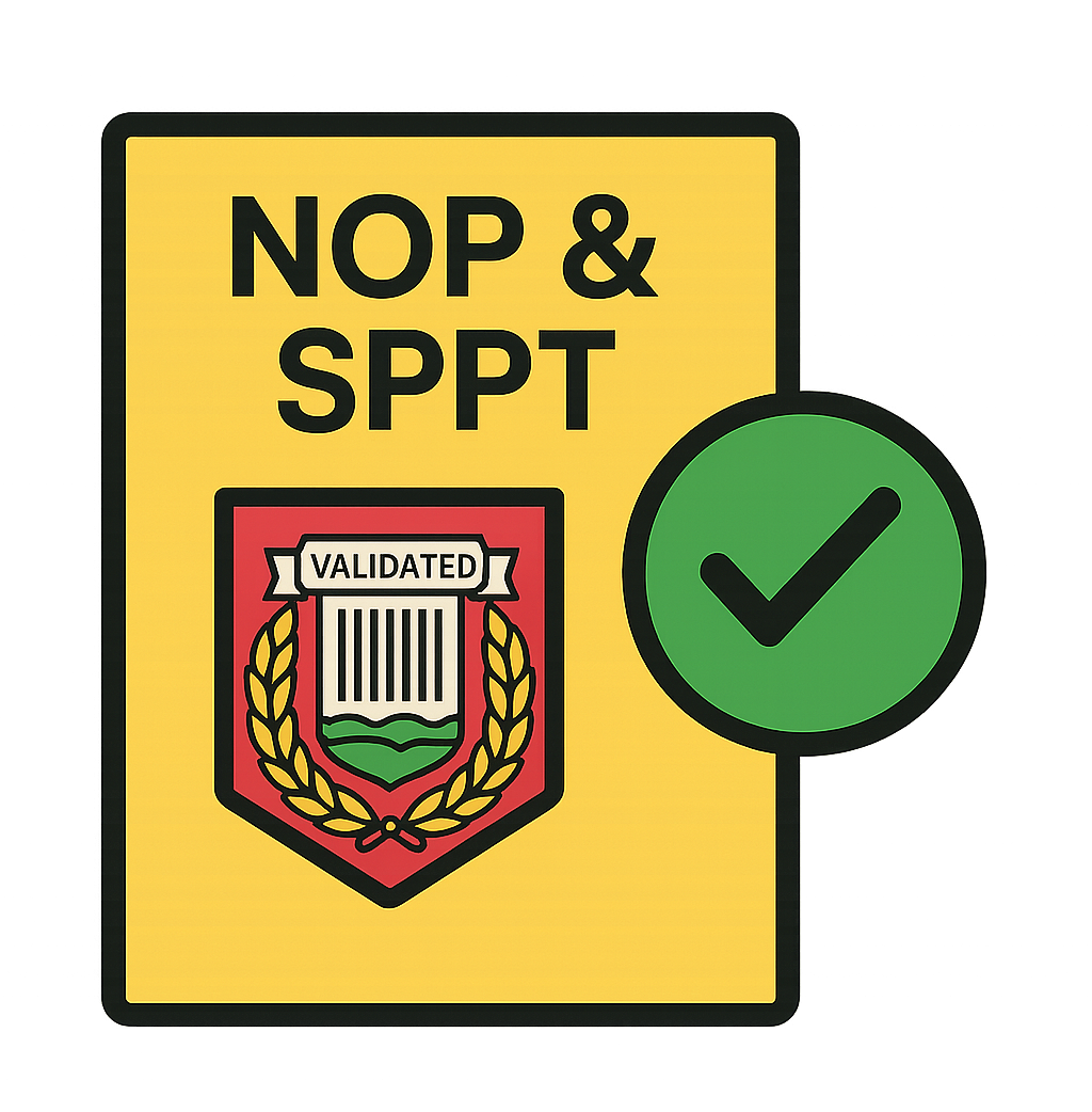 Ilustrasi Cek NOP dan SPPT